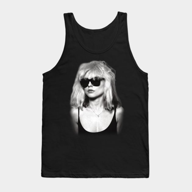 Vintage Blondie Music 80s 90s Style Tank Top by Chea Shepherd